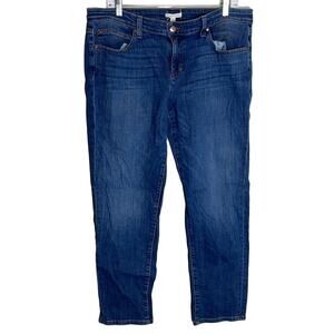 Eileen Fisher Straight Cut Stretch Jeans Size 14